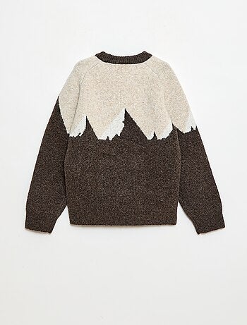 Maglione girocollo animato