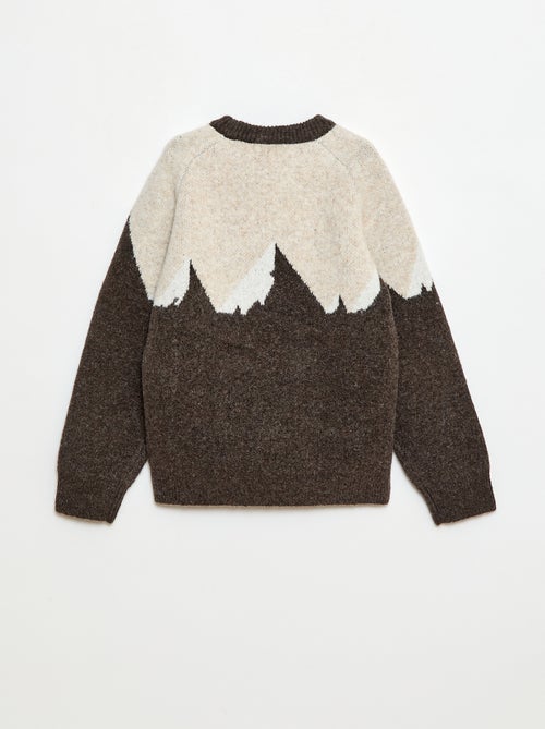 Maglione girocollo animato - Kiabi