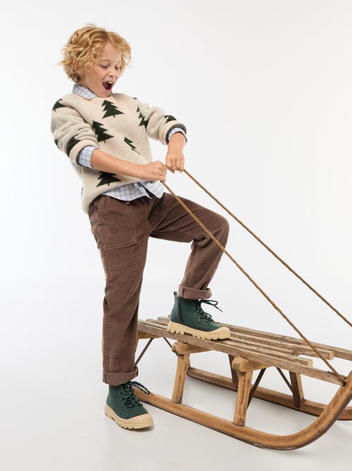 Maglione girocollo animato - Kiabi