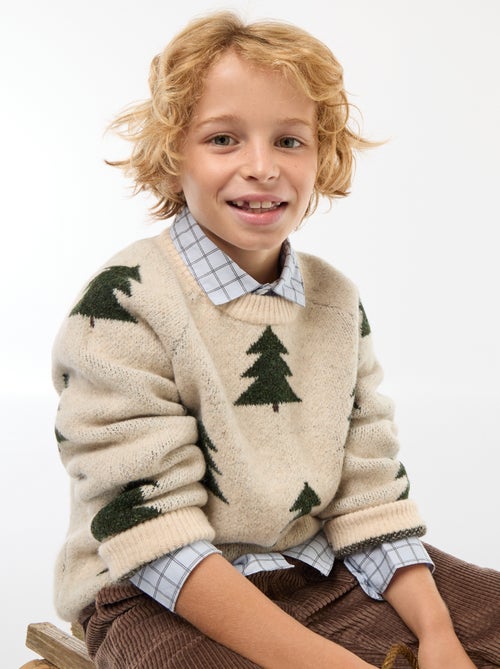 Maglione girocollo animato - Kiabi