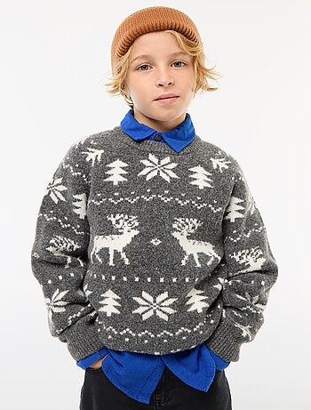 Maglione girocollo animato