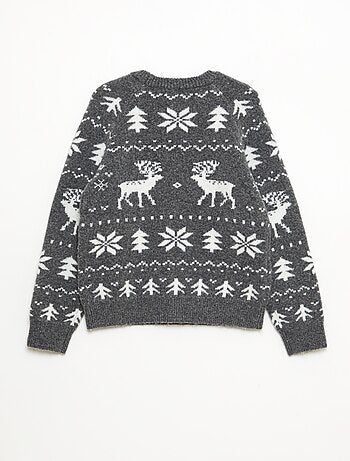 Maglione girocollo animato