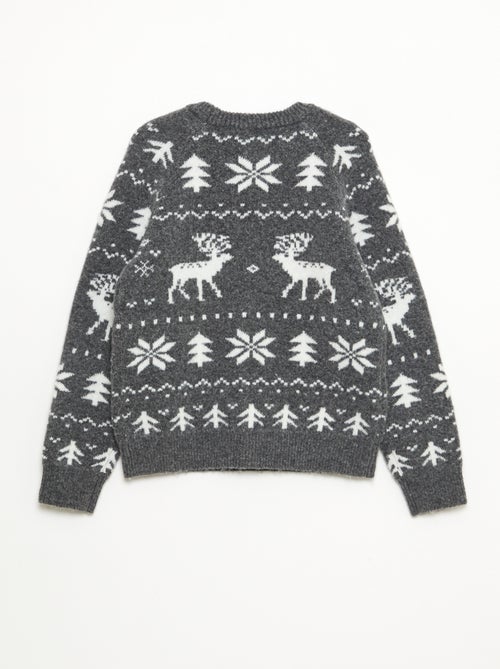 Maglione girocollo animato - Kiabi