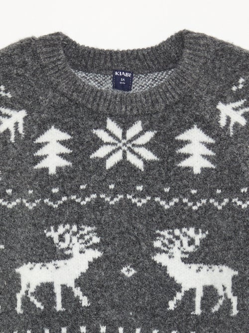 Maglione girocollo animato - Kiabi