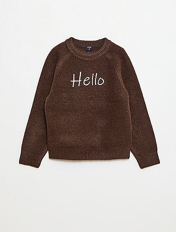 Maglione girocollo animato