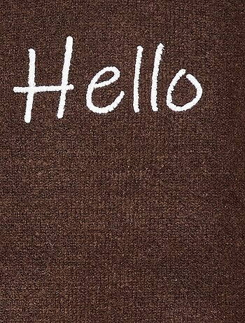 Maglione girocollo animato