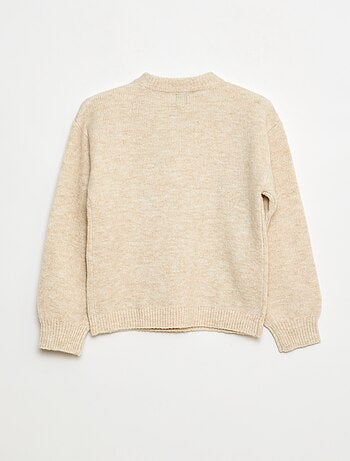 Maglione girocollo con motivo
