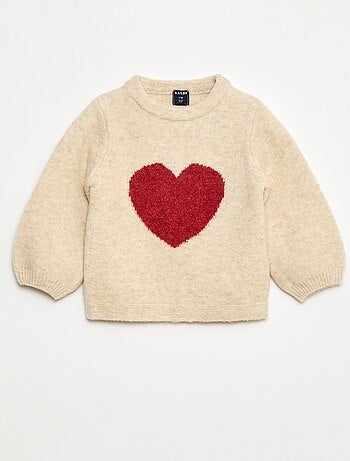 Maglione girocollo con motivo