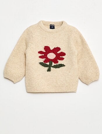 Maglione girocollo con motivo