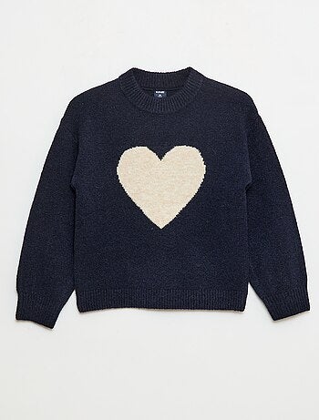 Maglione girocollo con motivo
