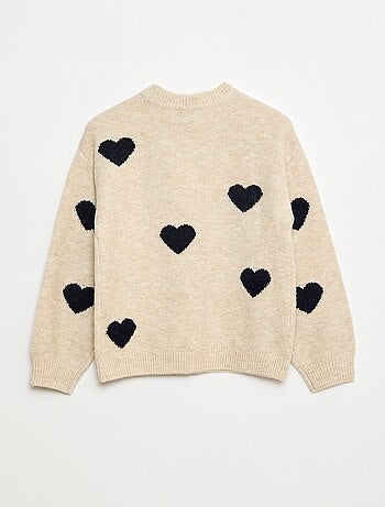 Maglione girocollo con motivo