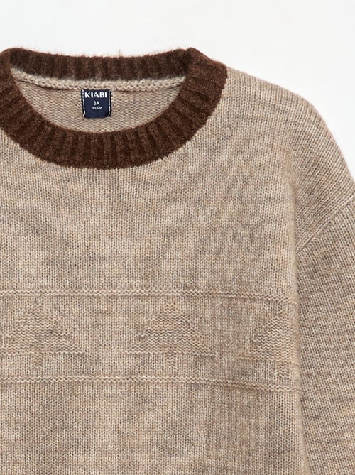 Maglione girocollo con motivo - Kiabi