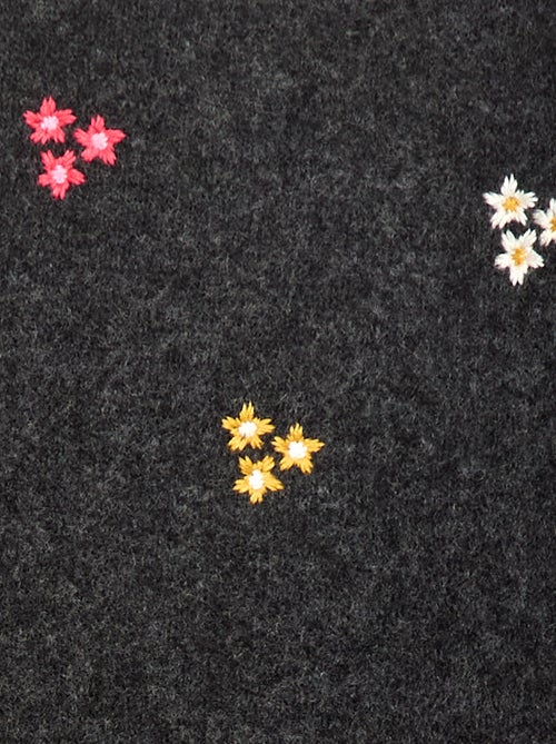 Maglione girocollo con motivo tricot - Kiabi