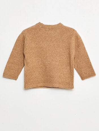 Maglione a girocollo con ricami
