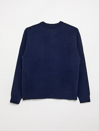 Maglione girocollo con scritte