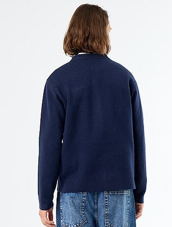Maglione girocollo con scritte