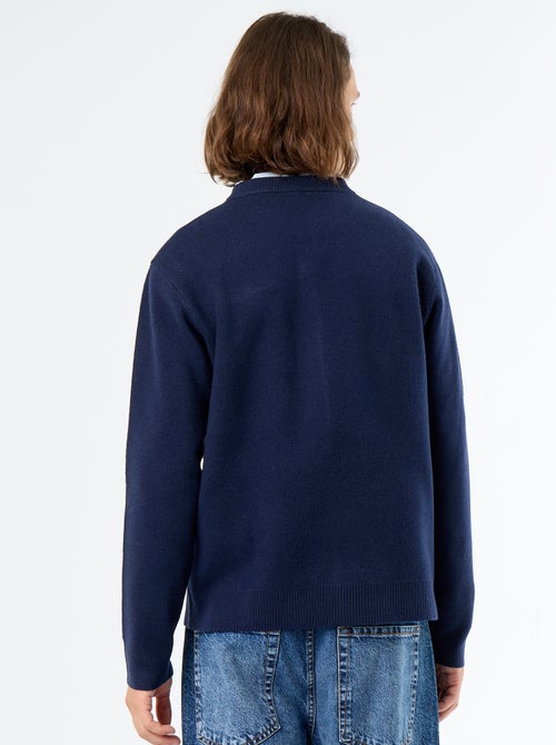 Maglione girocollo con scritte - Kiabi Maglione girocollo con scritte - Kiabi