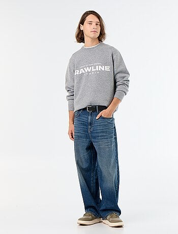 Maglione girocollo con scritte