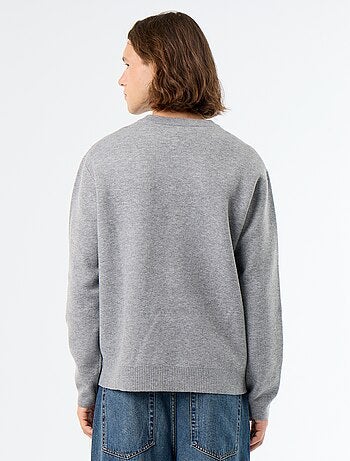 Maglione girocollo con scritte