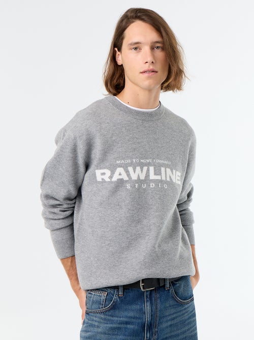 Maglione girocollo con scritte - Kiabi