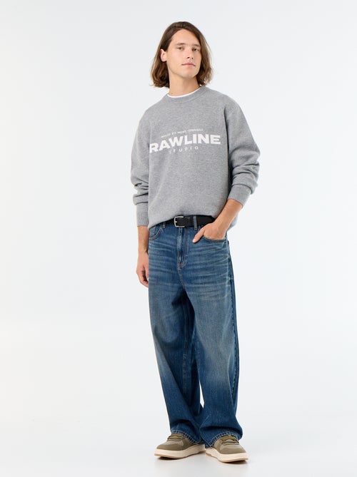 Maglione girocollo con scritte - Kiabi