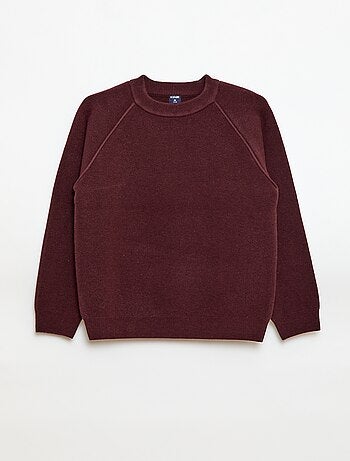 Maglione girocollo effetto morbido