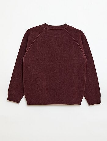 Maglione girocollo effetto morbido