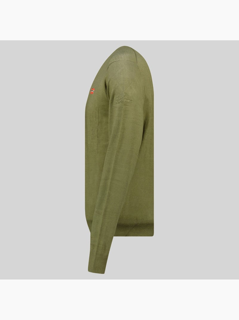 Maglione girocollo ferasmo – geographical norway Verde oliva - Kiabi