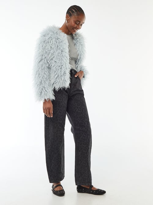 Maglione girocollo in costina unita - Kiabi