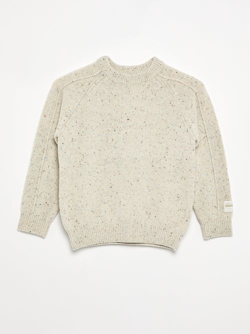 Maglione girocollo in lana - Kiabi