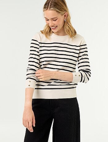 Maglione girocollo in maglia fine