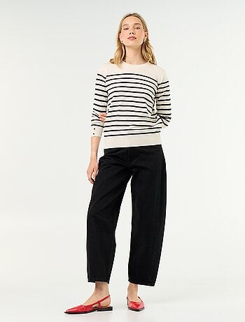 Maglione girocollo in maglia fine