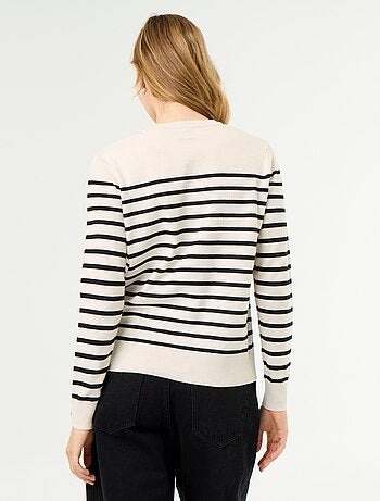 Maglione girocollo in maglia fine