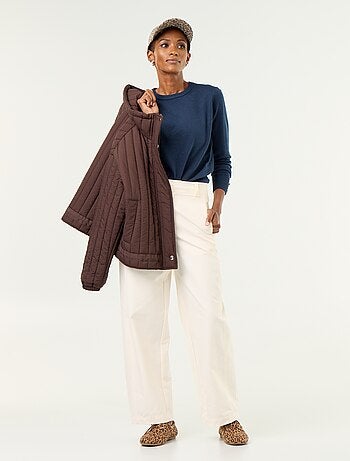 Maglione girocollo in maglia fine