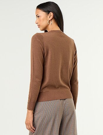 Maglione girocollo in maglia fine