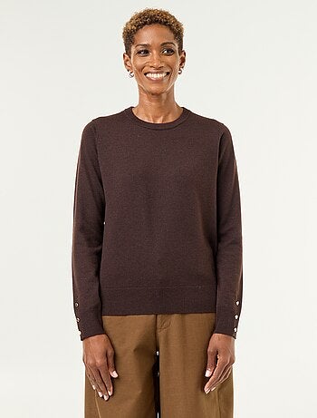 Maglione girocollo in maglia fine