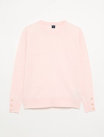 Maglione girocollo in maglia fine