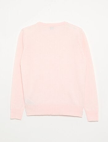 Maglione girocollo in maglia fine
