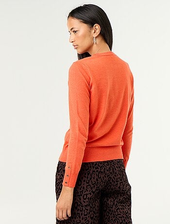Maglione girocollo in maglia fine