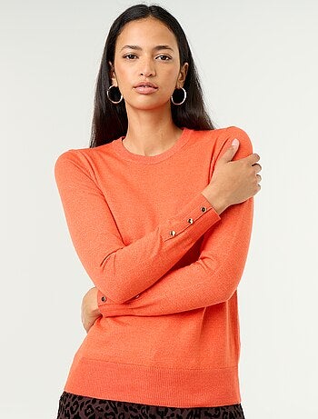 Maglione girocollo in maglia fine