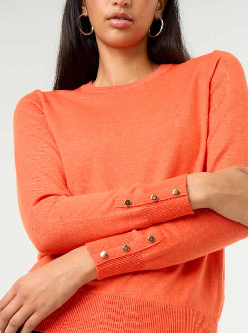 Maglione girocollo in maglia fine - Kiabi