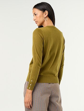 Maglione girocollo in maglia fine