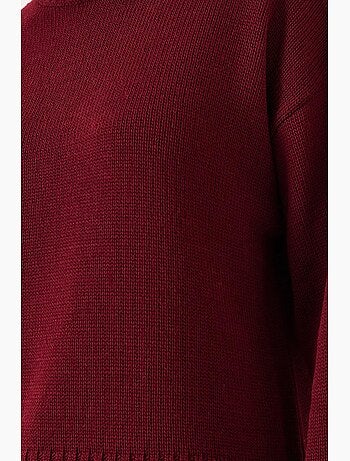Maglione girocollo in maglia lucci
