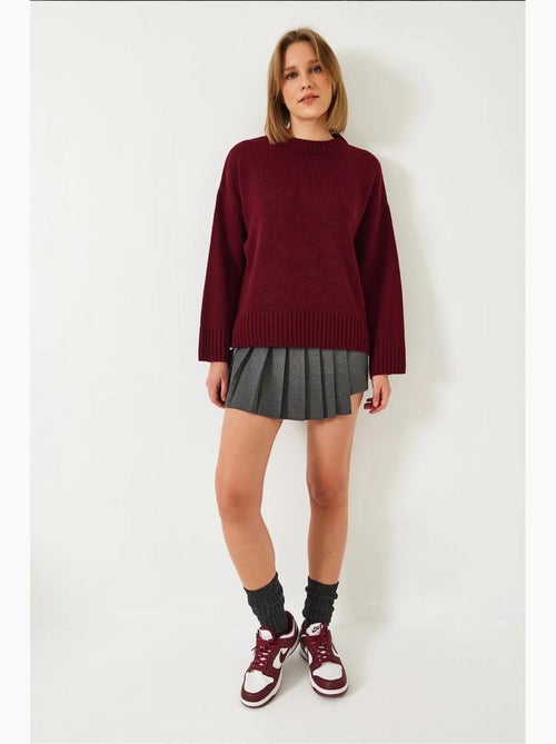 Maglione girocollo in maglia lucci - Kiabi