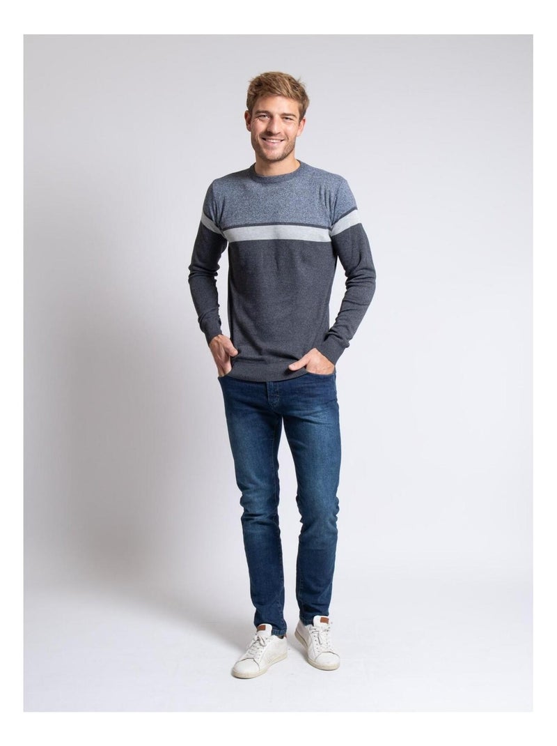 Maglione girocollo LORALLY Grigio scuro - Kiabi