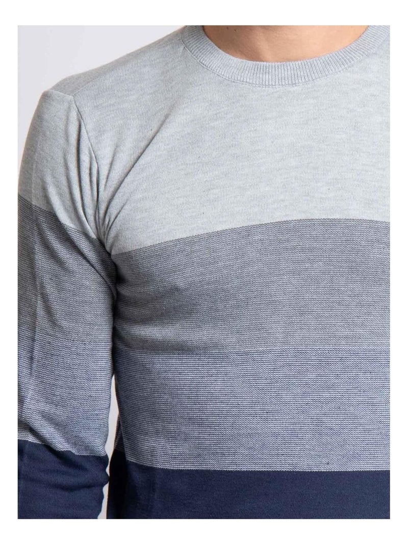 Maglione girocollo LOSANGE Grigio - Kiabi