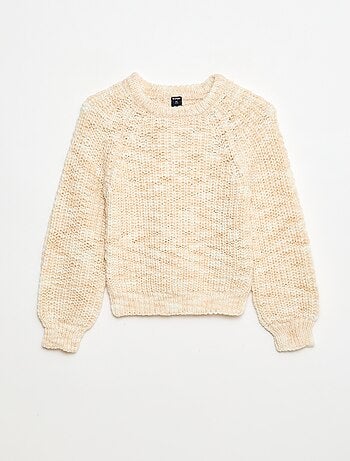 Maglione girocollo maniche lunghe