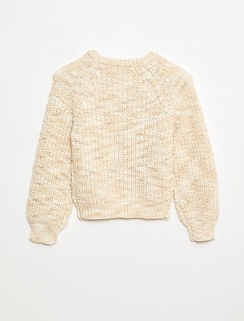 Maglione girocollo maniche lunghe