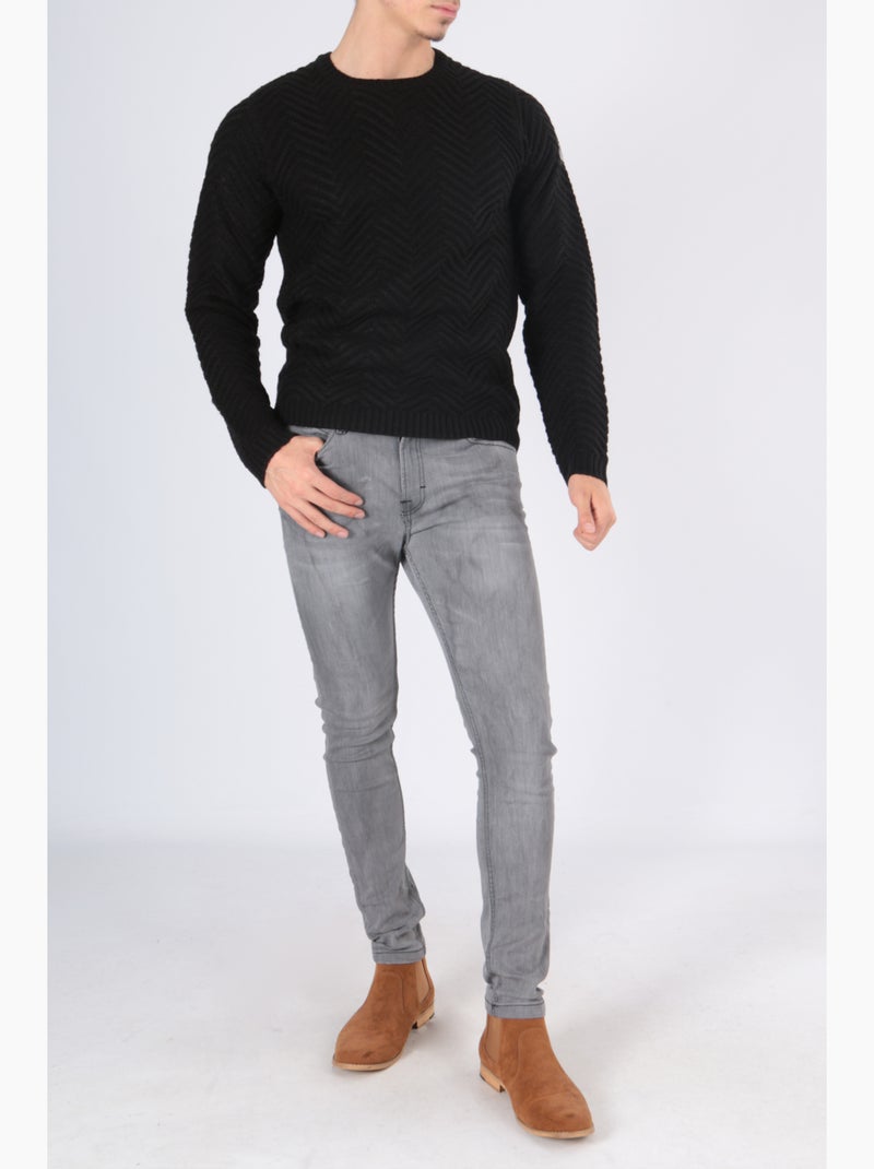 Maglione girocollo Nero - Kiabi