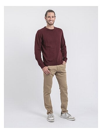 Maglione girocollo puro cotone LADARKO